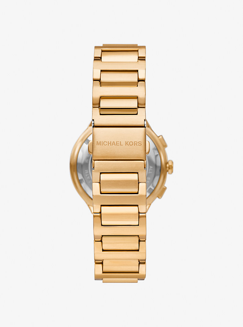 Reloj Gramercy oversize en tono dorado