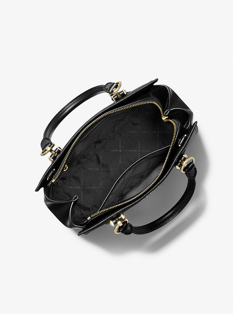 Bolso satchel Marilyn mediano de piel saffiano