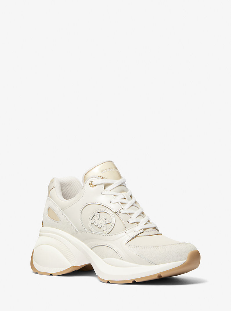 Zapatilla Zuma de piel y nailon