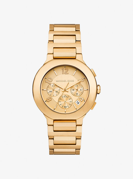 Reloj Gramercy oversize en tono dorado